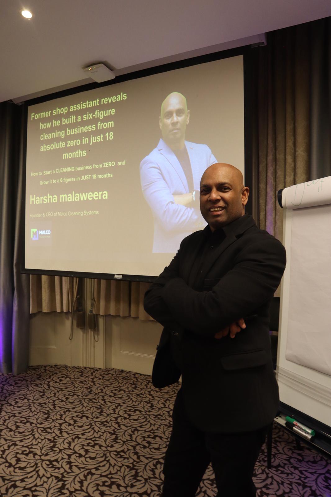 Harsha Malaweera — Speaker & Business Coach